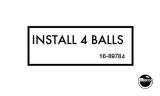 Stickers & Decals-Label - Install 4 Balls