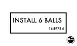 Stickers & Decals-Label - Install 6 Balls