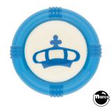 Pop bumper cap deco dome blue 'Crown' blue