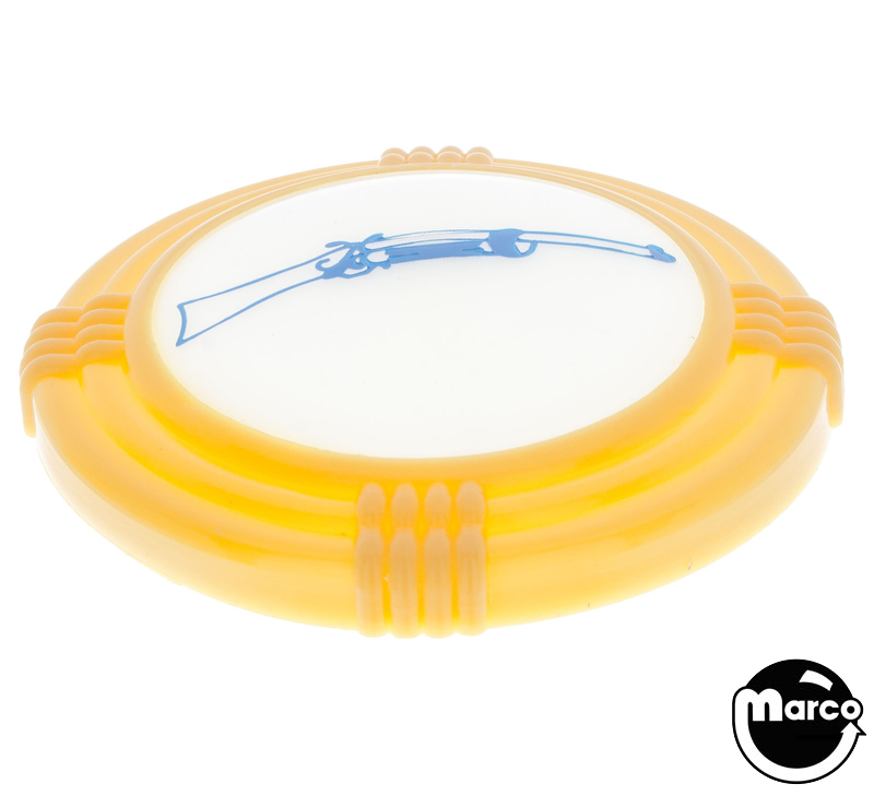 Pop bumper cap deco dome yellow Rifle blue
