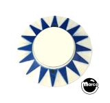 -Pop bumper cap blue sunburst plain