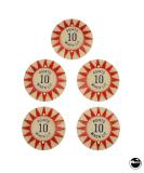 -EXPO (Williams) Pop bumper cap set (5)