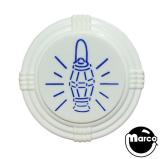 Pop bumper cap deco flat white Lantern blue