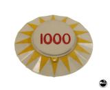 Pop Bumper Caps-Pop bumper cap "1000 When Lit" CCM Y/R