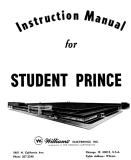 -STUDENT PRINCE (Williams) Manual & Schematic