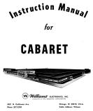 CABARET (Williams) Manual & Schematic