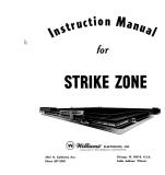 -STRIKE ZONE Pinball (Williams) Manual & Schematic