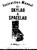 SKYLAB (Williams) Manual & Schematic