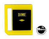 Price plate coin entry - Dime Play
