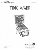 -TIME WARP (Williams) Manual & Schem.