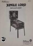 JUNGLE LORD (Williams) Parts Supplement