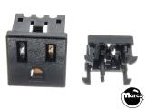 Connectors-AC service outlet snap-in three prong Stern
