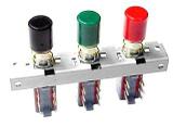 -Service switch 3 button red green black