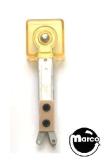 Target switch - 1 inch square yellow transparent