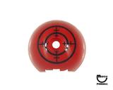 -Target face semisphere red