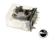 Relays - enclosed-Relay - 24v, 10A, DPDT for PPB & Pow Sup