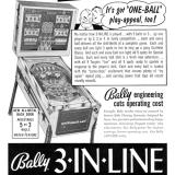 Bally-3-IN-LINE 1963