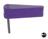 Flipper & shaft - Williams logo PURPLE