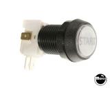 Cabinet Switches-Pushbutton 1 inch round white 'Start'