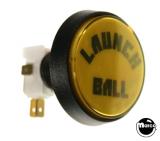 Pushbutton 2 inch round yellow 'Launch Ball'