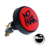 Cabinet Switches-Pushbutton 2 inch red 'No Fear'