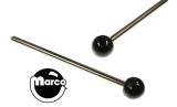 Ball Shooter Parts-Ball shooter rod - black ball knob