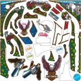 Playfield Plastics-HARLEY DAVIDSON (Bally) Plastic set