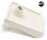 Ball shooter housing - white