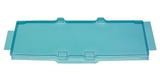 -Display gel - blue alphanumeric cover