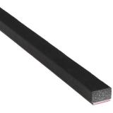 Foam rubber protector 3/4 x 24 x 1/4 inch black