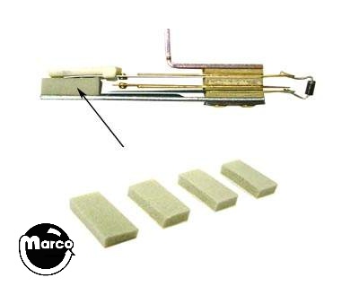 Foam rubber protector 3/4 x 3/8 x 1/4 inch