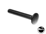Cabinet Hardware / Fasteners-Bolt carriage 10-24 x 1-1/4 inch black