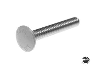 Bolt carriage 10-24 x 1-1/4" white 