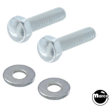 (2) Backbox bolt 3/8-16 x 1-1/2 inch acorn head 5/8 inch wit