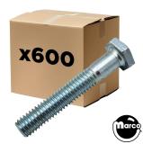 -Case of 600 Economy Leg bolt 3/8-16 x 2-1/4 inch long with 5