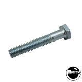 Cabinet Hardware / Fasteners-Economy Leg bolt 3/8-16 x 2-1/4 inch long with 5/8 inch acor