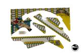 Playfield Plastics-RACK EM UP (Gottlieb) Plastic set
