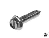 Cabinet Hardware / Fasteners-Sheet metal screw #8 x 1/2 inch sl-hwh-ab zinc