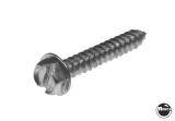 Cabinet Hardware / Fasteners-Sheet metal screw #8 x 1 inch sl-hwh-ab zinc