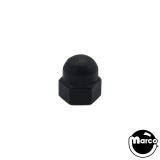 Nut - nylon acorn 6-32 cap black