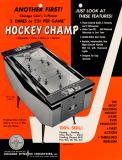 -HOCKEY CHAMP Arcade (Chicago Coin)