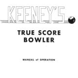 Keeney-TRUE SCORE BOWLER