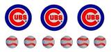 Stickers & Decals-CHICAGO CUBS (Gottlieb) Decal set DL696