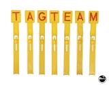Drop Targets-TAG TEAM (Gottlieb) Drop target set (7)