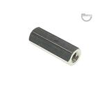 Hex spacer 1/4 x 3/4 inches ff