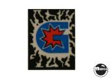 Drop target decal Gottlieb&reg; logo