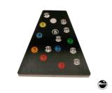 Playfield Plastics-BAD GIRLS (Gottlieb) Pool table 