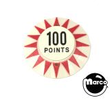 Pop bumper cap Allied "100 Points" R/K