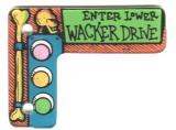 BONEBUSTERS (Gottlieb) Plastic 'Wacker Drive'