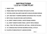 Score and instruction cards Allied Leisure